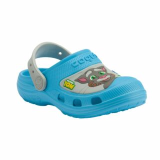 Сабо (крокси) дитячі COQUI MAXI Talking Tom and Friends (9382 New blue/Stone) блакитний/сірий