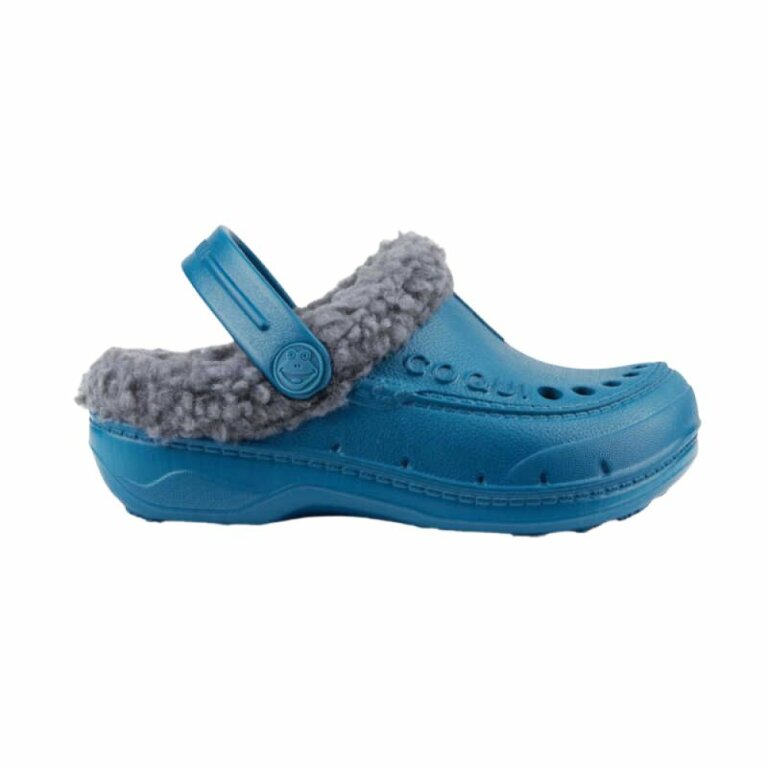Утеплені cабо (крокси) COQUI дитячі HUSKY (9751 Niagara Blue/Dk. Grey) синій/сірий