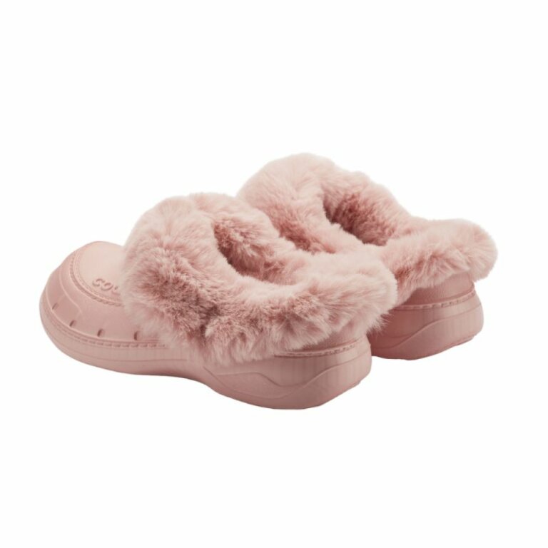 Утепленные сабо (кроксы) COQUI женские HUSKY (9761 Powder pink) розовый