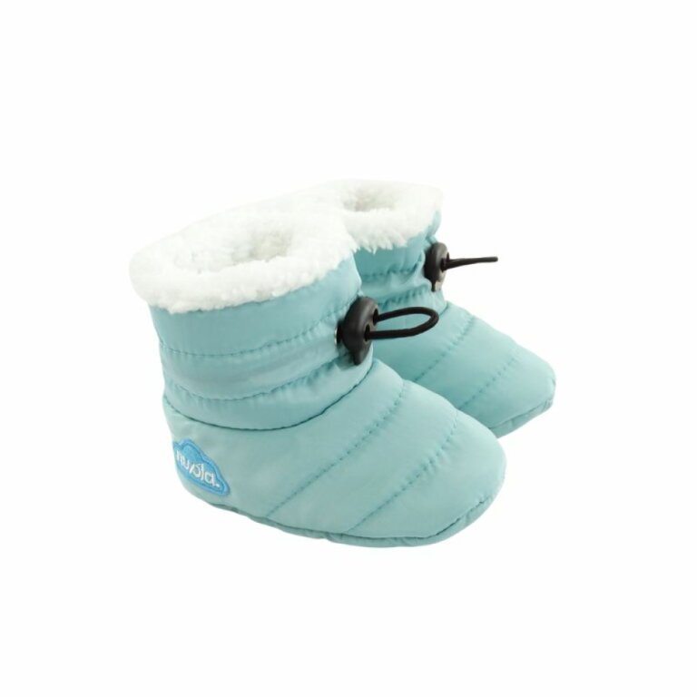 Домашні капці дитячі COQUI Baby Classic (Water Green) блакитний/зелений
