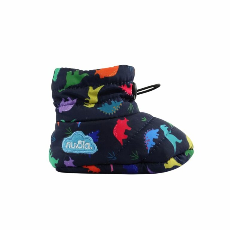 Домашні капці дитячі COQUI Baby Printed (Dino Dark Navy) синій/різнокольоровий