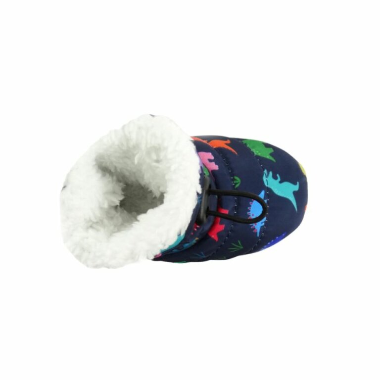 Домашні капці дитячі COQUI Baby Printed (Dino Dark Navy) синій/різнокольоровий