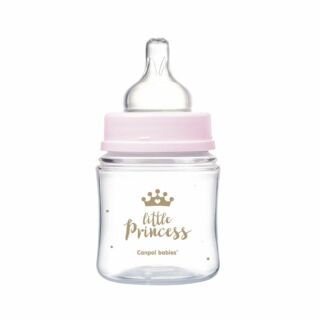 Пляшка антиколікова Canpol babies з широким отвором  PP Easystart Royal baby рожева 35/233 (120 мл)