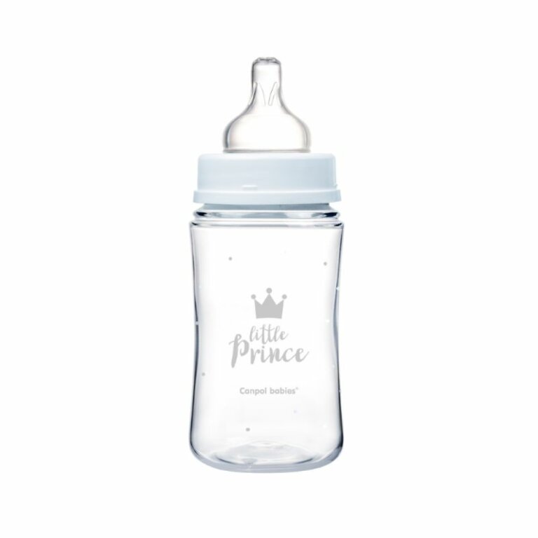 Пляшка антиколікова Canpol babies з широким отвором PP Easystart Royal baby синя 35/234 (240 мл)