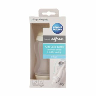 Пляшка антиколікова широкоотворова S-Shape Canpol babies 24/201 (200 мл)