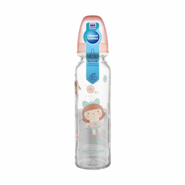 Пляшка скляна з малюнком Canpol babies 42/201 (240 мл)