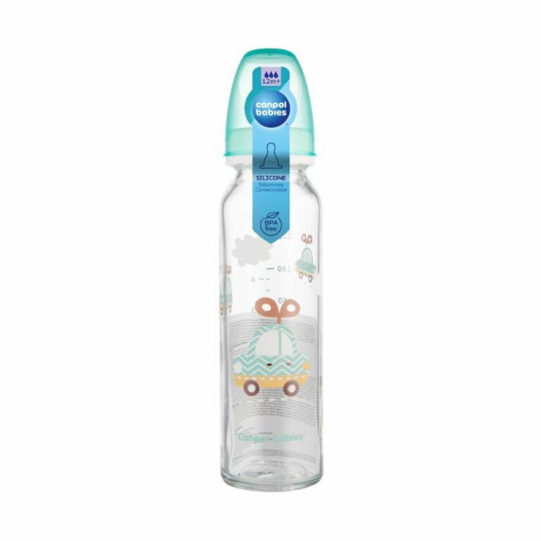 Пляшка скляна з малюнком Canpol babies 42/201 (240 мл)
