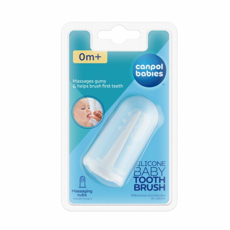 Щiтка для зубiв перша (масажна) + футляр Canpol babies 56/159