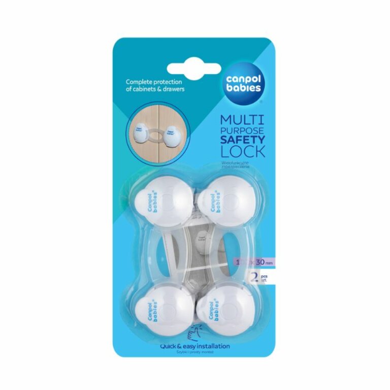 Багатофункціональний безпечний замок - 2 шт. (короткі) Canpol babies 74/010