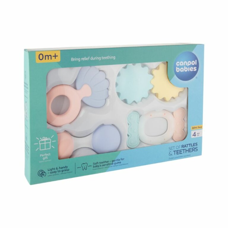 Набір перших брязкалець Pastel Canpol babies 79/401