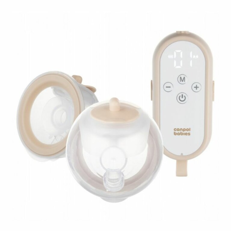Молоковідсмоктувач подвійний мобільний MilkShell Canpol babies 20/106