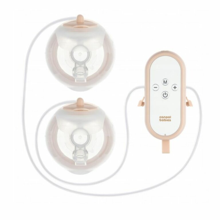 Молоковідсмоктувач подвійний мобільний MilkShell Canpol babies 20/106