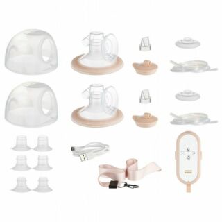 Молоковідсмоктувач подвійний мобільний MilkShell Canpol babies 20/106