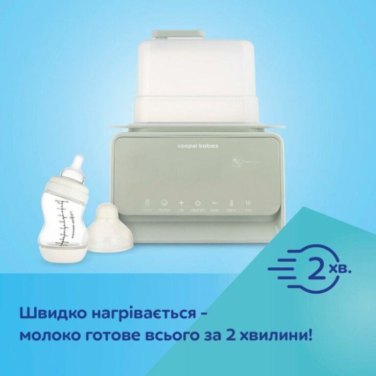 Підігрівач і стерилізатор Canpol babies 7в1 з терморегулятором і підсвіткою 12/218