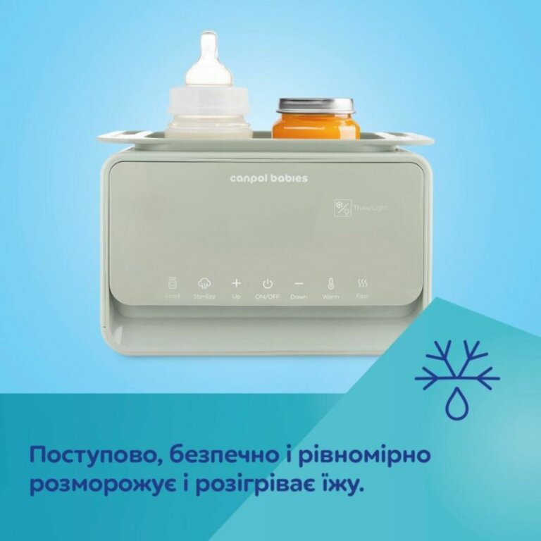 Підігрівач і стерилізатор Canpol babies 7в1 з терморегулятором і підсвіткою 12/218