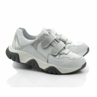 Кросівки анатомічні для дітей PAPI 10241 сірі/білі