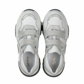 Кросівки анатомічні для дітей PAPI 10241 сірі/білі