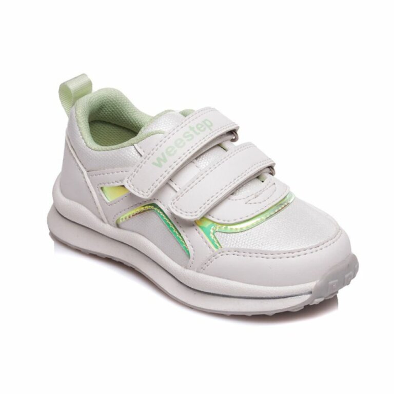Кросівки дитячі для дівчаток Weestep біло/зелені (R956363161 W)