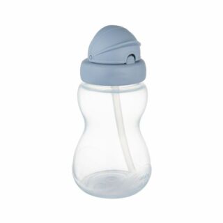 Пляшечка зі складною силіконовою трубочкою Canpol babies блакитна 270 мл (56/109_blu2)