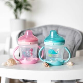 Кружка непроливайка Canpol babies - Sweet fun - 180 мл рожева 57/300_pin