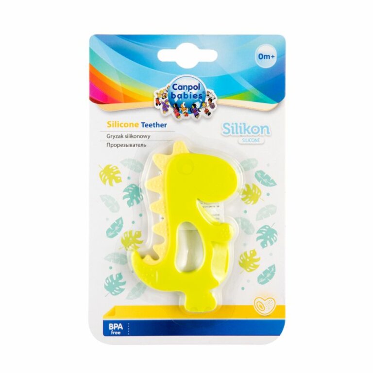 Іграшка-прорізувач силіконова Динозавр Canpol babies 51/006