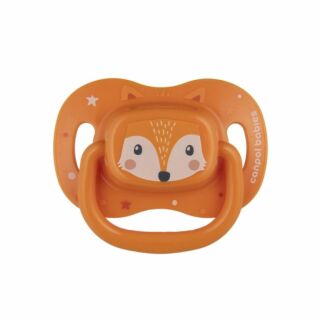 Пустушка силіконова Canpol babies симетрична 0-6 міс CUTE ANIMALS - оранжевий 34/924_ora