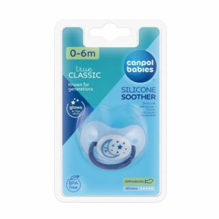 Пустушка силіконова анатомічна Canpol babies 0-6 м-ців Night Dreams 22/500_new