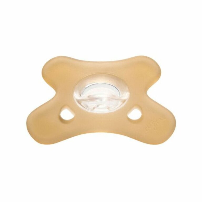 Пустушка силіконова симетрична Canpol babies 100% силікон 6-12 міс 1 шт. - помаранчева 24/002_ora