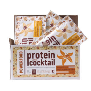 Протеїновий коктейль POWERFOOD ваніль, саше 10 Х 25,0 Г(g)