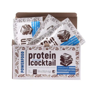 Протеїновий коктейль POWERFOOD шоколад, саше 10 Х 25,0 Г(g)