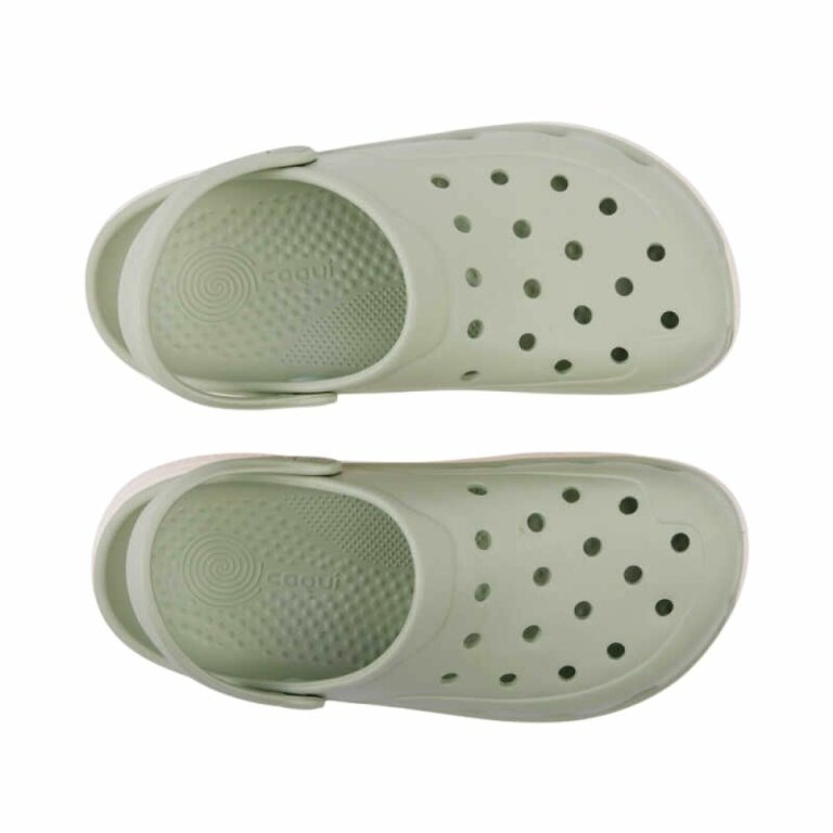 Сабо (крокси) COQUI жіночі CODY (6432 Linden Green/Ivorye) пастельно-зелений