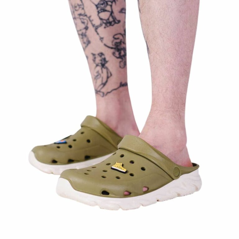 Сабо (крокси) COQUI чоловічі CODY (6431 New Olive/Ivory) оливковий