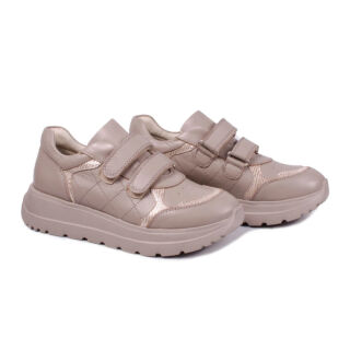 Кроссовки детские анатомические Ortomedica 681/4 бежевые
