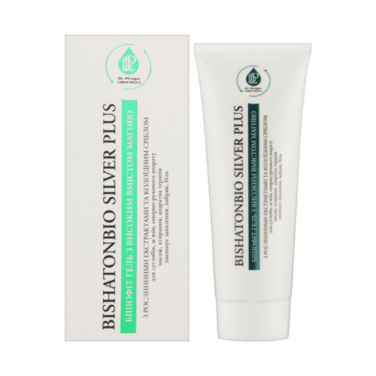 Гель для професійних апаратних процедур BISHATONBIO SILVER PLUS натуральний 60 мл