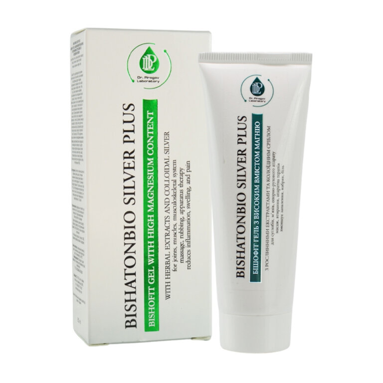 Гель для професійних апаратних процедур BISHATONBIO SILVER PLUS натуральний 60 мл