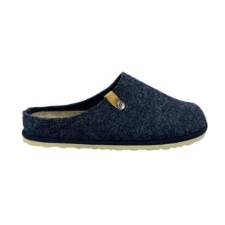 Жіночі домашні капці Fischer Markenschuh 625003 з повсті, зі знімною анатомічною устілкою, джинс