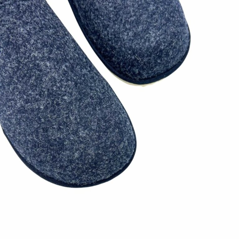 Жіночі домашні капці Fischer Markenschuh 625003 з повсті, зі знімною анатомічною устілкою, джинс