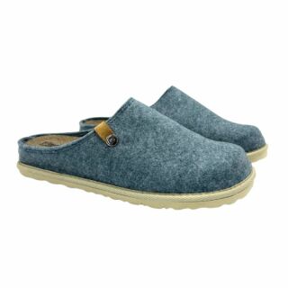 Жіночі домашні капці Fischer Markenschuh 655004 з повсті, зі знімною анатомічною устілкою, блакитні