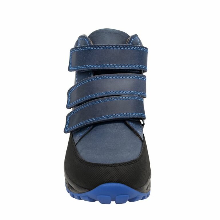 Дитячі ортопедичні черевики Ortomedica 101-03 сині, 3 застібки