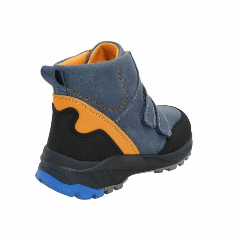 Дитячі ортопедичні черевики Ortomedica 101-03 сині, 3 застібки