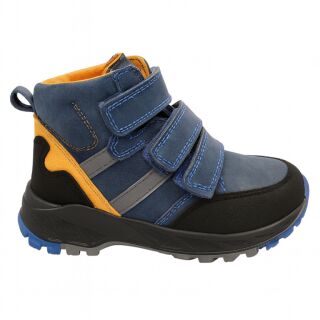 Дитячі ортопедичні черевики Ortomedica 101-03 сині, 3 застібки