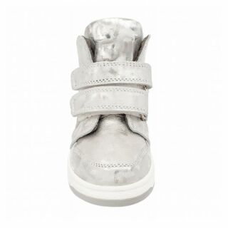 Дитячі ортопедичні черевики Ortomedica 113-06 сріблясті, 2 застібки