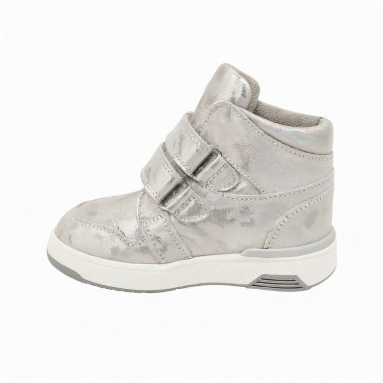 Дитячі ортопедичні черевики Ortomedica 113-06 сріблясті, 2 застібки