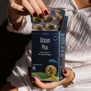 Диєтична добавка риб'ячий жир ORZAX Ocean Plus Омега-3, 50 капсул