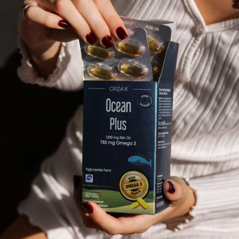 Диєтична добавка риб'ячий жир ORZAX Ocean Plus Омега-3, 50 капсул