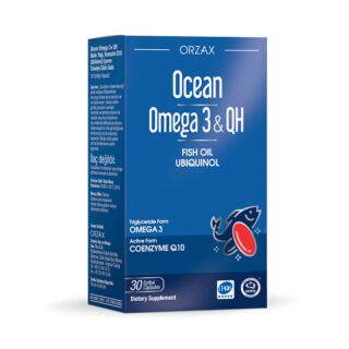 Диєтична добавка ORZAX Омега-3 + QH м`які капсули, 30 капсул