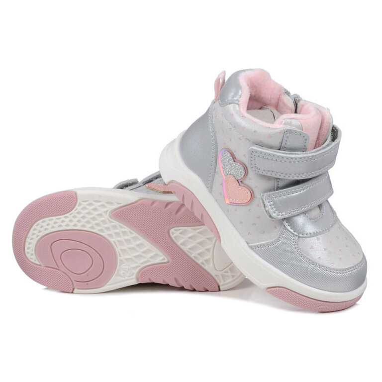 Демісезонні черевики для дівчинки American Club XD 177 сірий