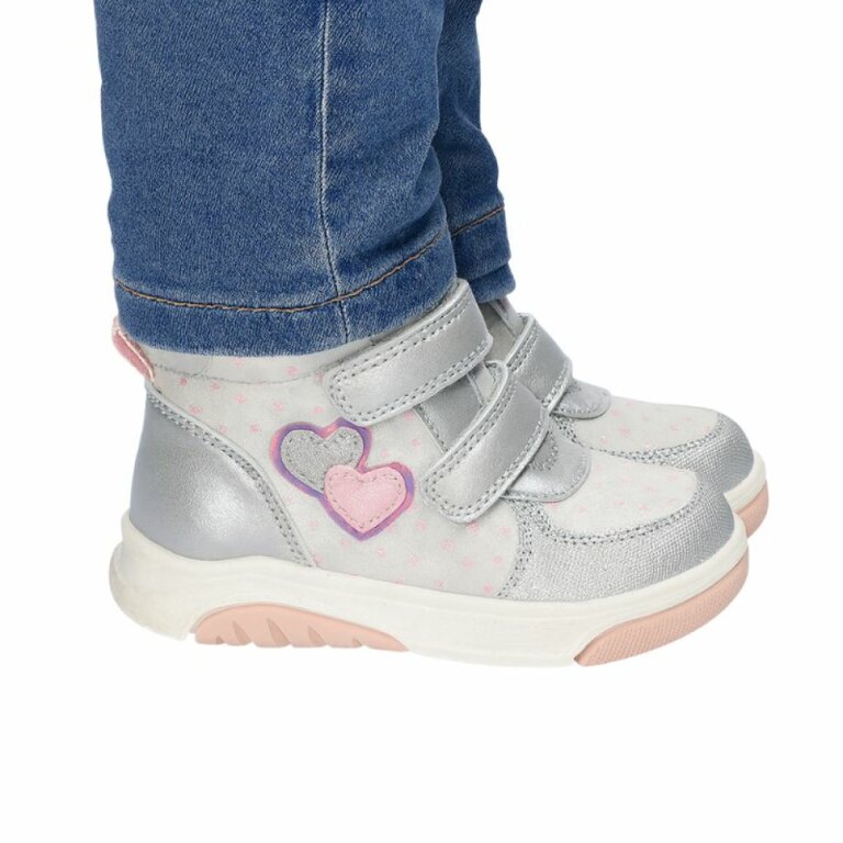 Демісезонні черевики для дівчинки American Club XD 177 сірий