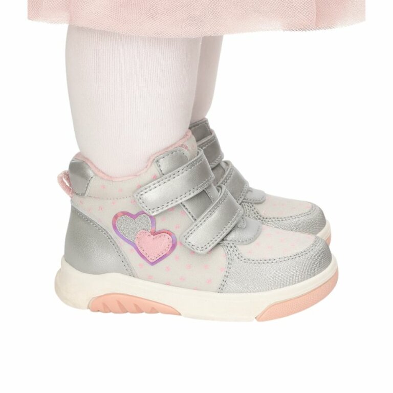 Демісезонні черевики для дівчинки American Club XD 177 сірий