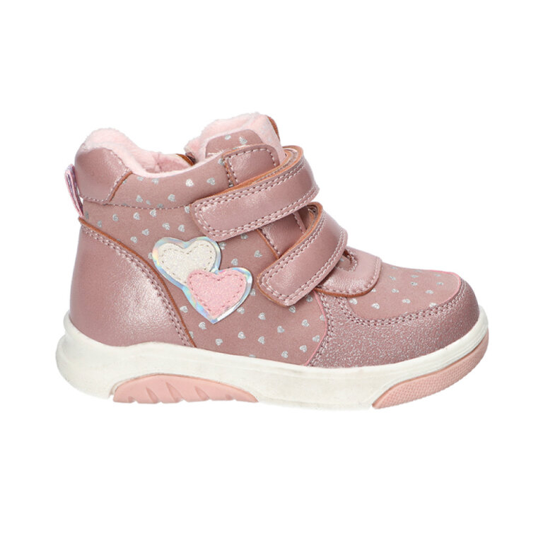 Демисезонные ботинки для девочки American Club XD 177 розовые